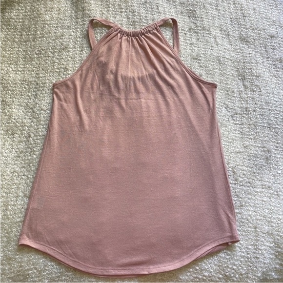 💕 A.N.A SIZE SMALL PINK SHIMMER HALTER TANK - Picture 8 of 8